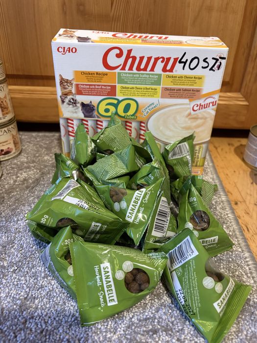 Zestaw przysmaków dla kota churu i sanabelle