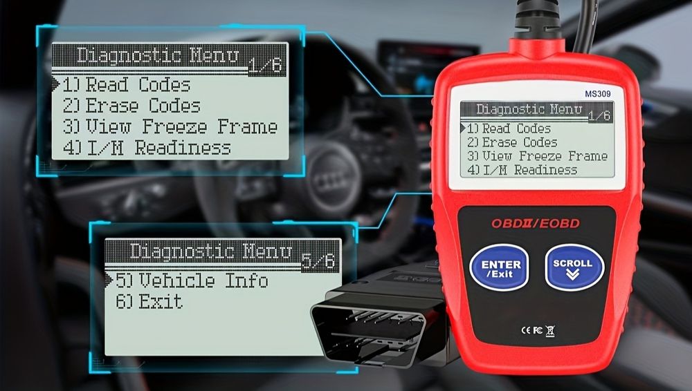 Máquina de diagnóstico automóvel - identifica e apaga erros e anomalias nos carros