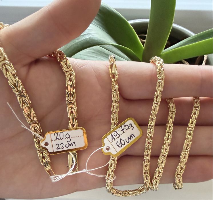 Nowy złoty zestaw Królewski Pr. 585 14K