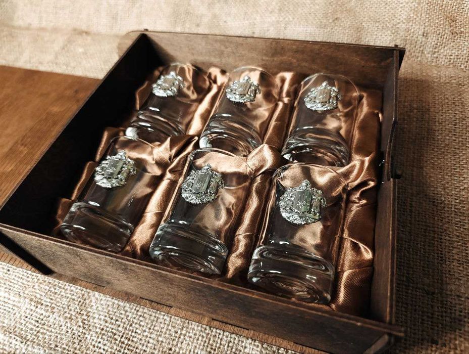 Чарки з гербом України. Бокали для пива.Подарунки для чоловіків