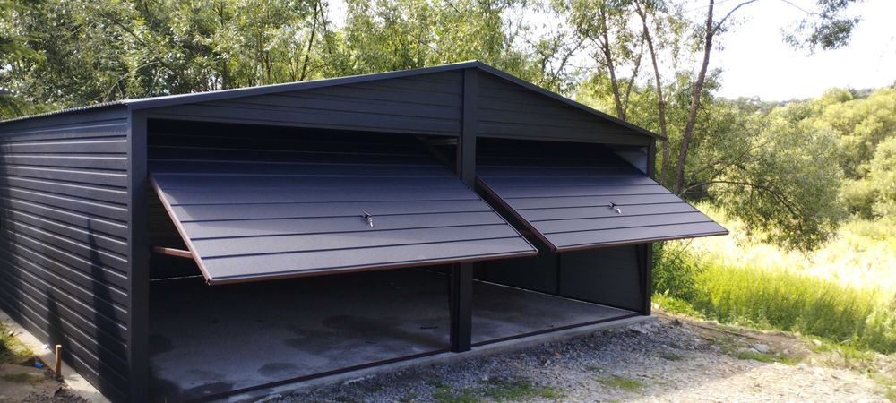 garaż blaszany 6x5 garaż blaszak garaze blaszane 5x7 7x5 poziom profil
