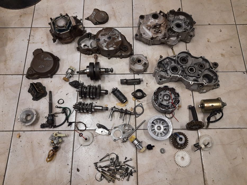 Silnik Rotax 123 części Aprilia pegaso rs etx rx af1