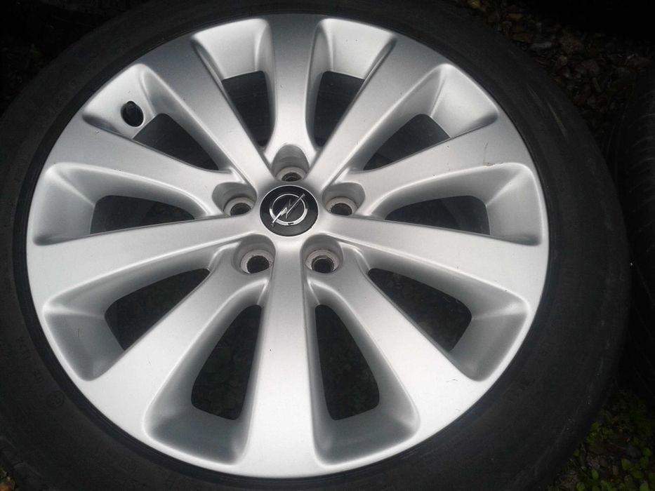 oryginalne r17 5x105 17cali kola mielec 215 50 opel astra chevrolet cruze 7j et42 brigestone felgi lato letnie
