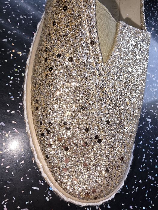 Espadryle  brokatowe