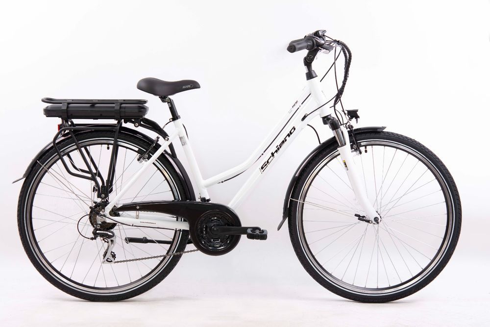 Rower elektryczny F.lli Schiano E-Ride rama 48 cm 28 biały 10Ah 250W