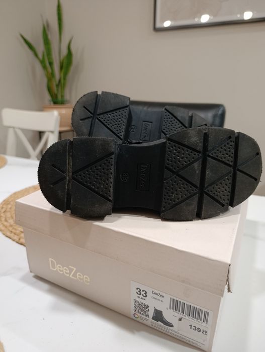 Buty ocieplane DeeZee 33 czarne botki