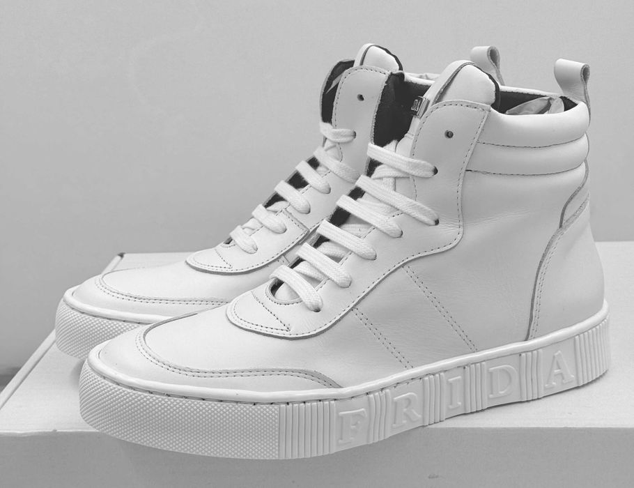 Buty FRIDA by SCHOTT & BRINCK, trampki wysokie skórzane R.37 FR31A