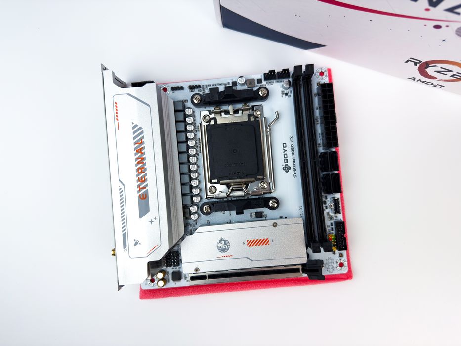 Нова Материнська плата Soyo Eternal B850ITX AM5 Wi-Fi 6