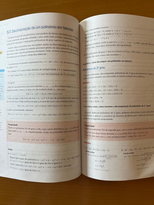 Manual de Matemática, 10º ano