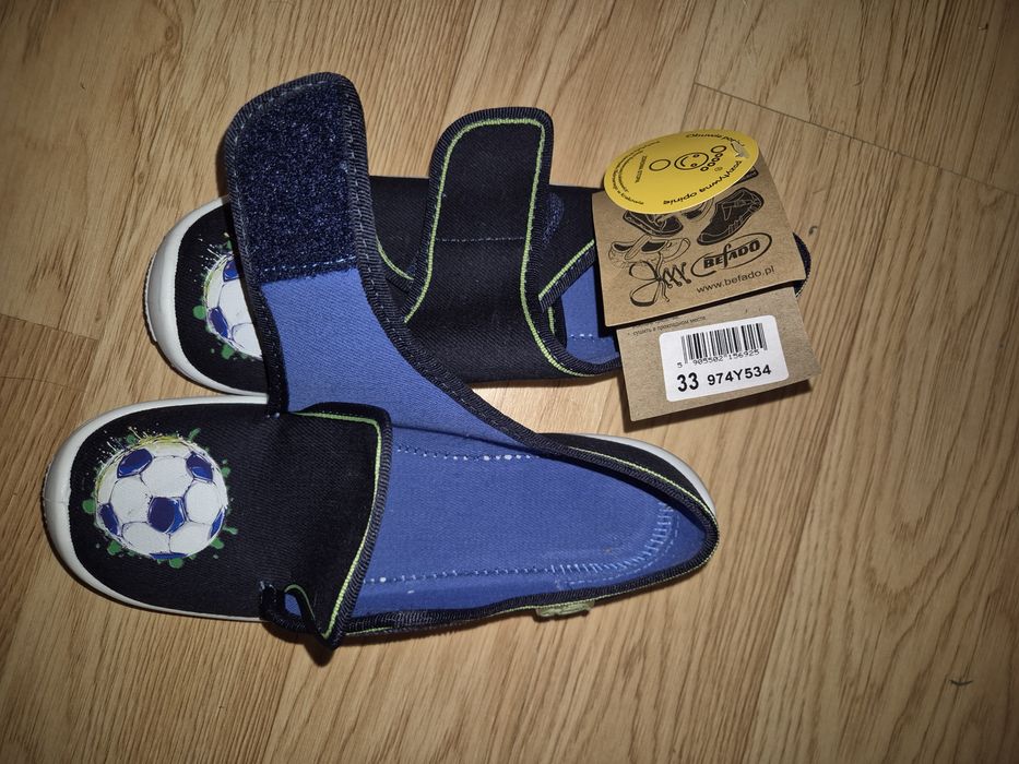 Trampki, tenisówki, kapcie szkolne r. 33 Befado