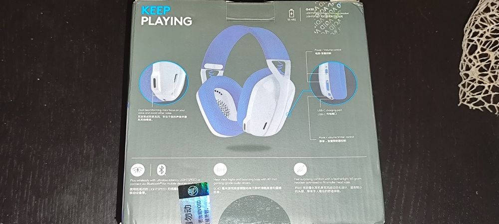 Fones gaming Logitech g435