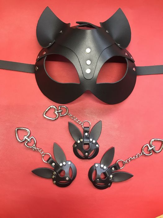 Портупея , Маска Кошки эко-кожа