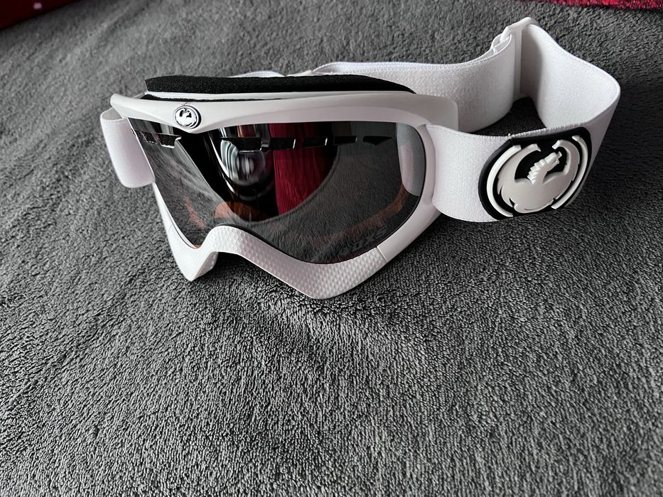 Gogle  snowboardowe DRAGON -  Matte white+ gratis szybka na wymianę