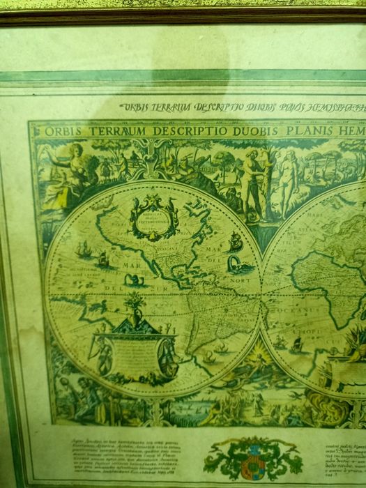 Quadro Mapa Mundo