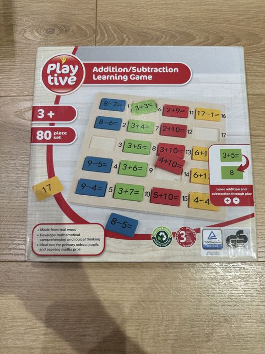 Playtive learning game dodawanie i odejmowanie