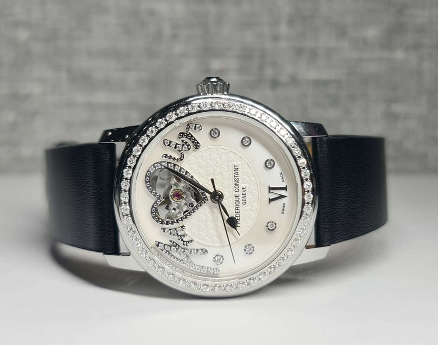 Жіночий годинник Frederique Constant Automatic Open Heart Diamonds