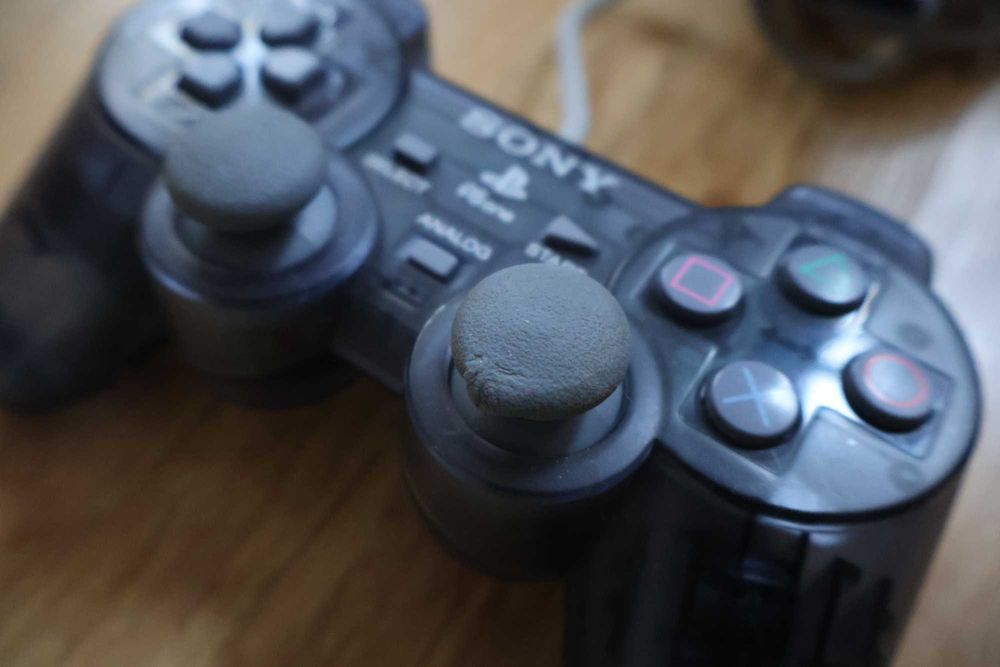 Pad Kontroler Sony do Ps1 Ps One Psx PAL Crystal grey SCPH-110 Ładny