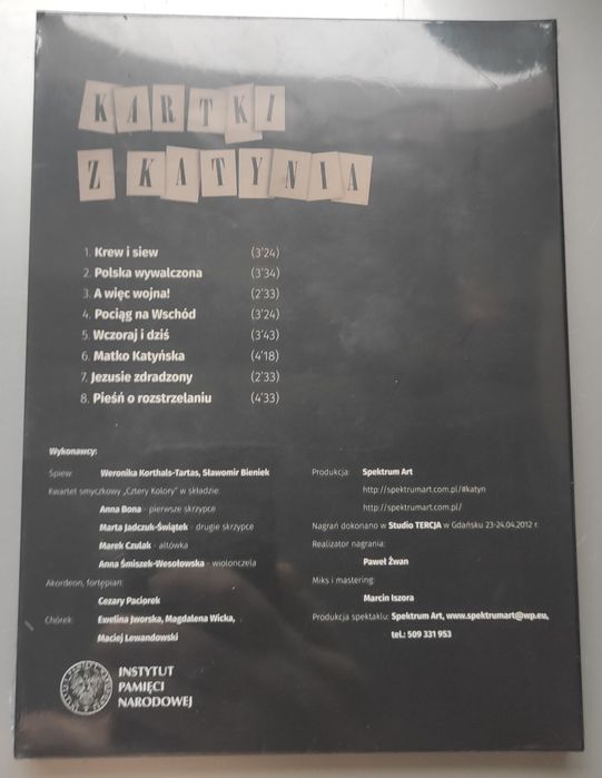 "Kartki z Katynia" cd