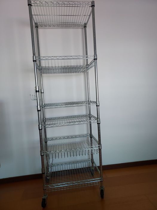 INOX Prateleira de Canto/ Corner/Tower Shelf Unit