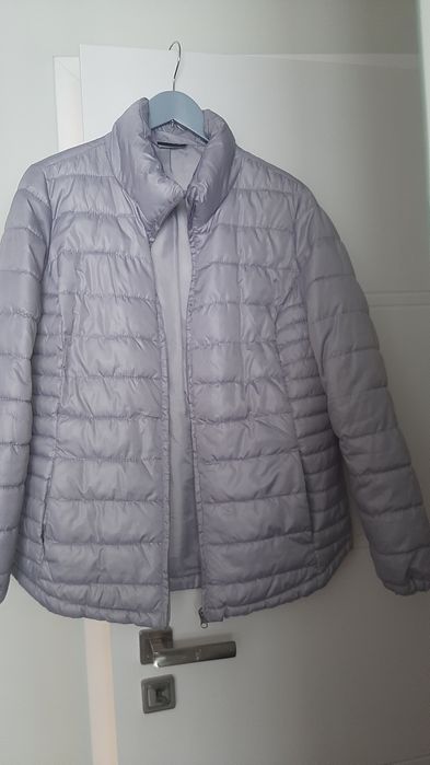 Lekka kurtka szara pikowana L