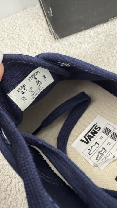 Nowe trampki Vans Authentic 36 granatowe