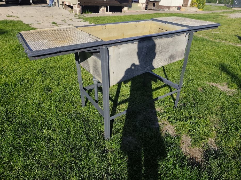 Myjka warsztatowa wanna PRL, aluminium solidna