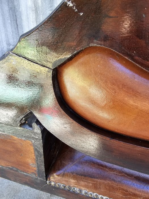 Banqueta / banco vintage telefone para restauro