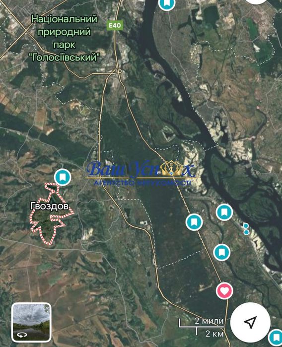 Продажа земли под городок  район Рославичи.   Гвоздов