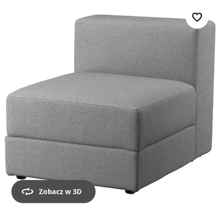 Nowe Pokrycie JÄTTEBO z Ikea modułi 1 os. Szare i zielone 
mo