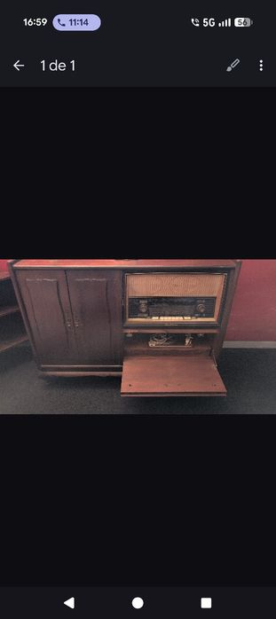 Vintage Shaublorenz Radio + Record Player + Cabinet64284349327874120