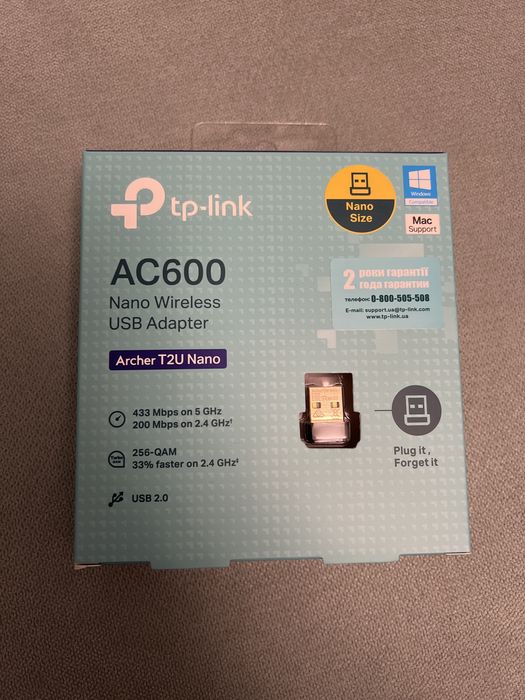 Адаптер для ПК WI-FI почти новый USB