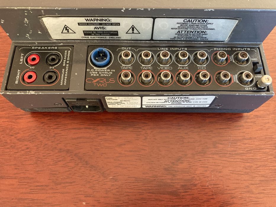 Cyrus II + PSX , amplificador MiSSION CYRUS e POWER