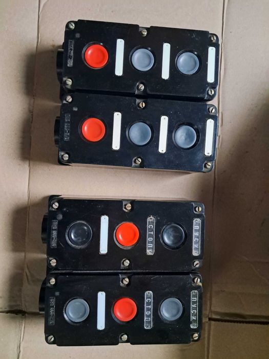 Пост кнопочний (кнопка) ПКЕ 222-3У2 , ПКЕ 212-2У3 , GGH (мет. корпус)