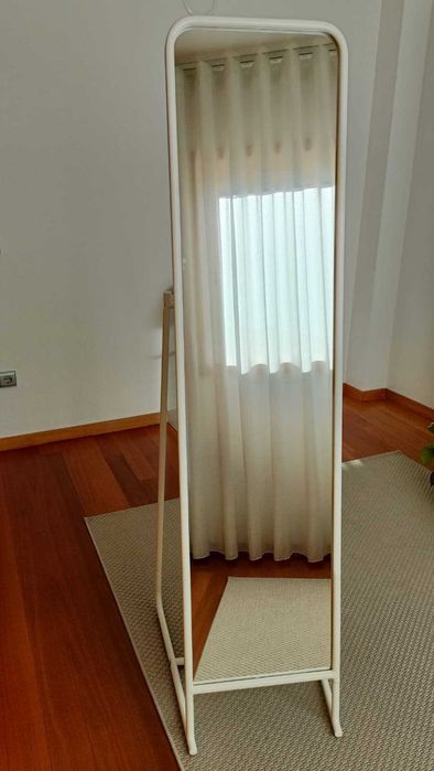 IKEA Espelho de pé, branco, 48x160 cm ( Novo)