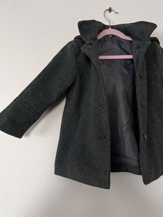 Płaszczyk dziewczecy szary 98