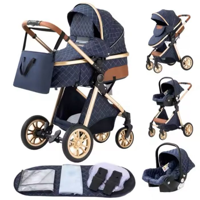 Carrinho bebe 3 em 1 NOVO