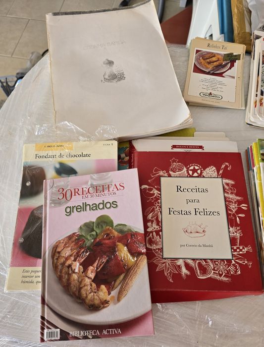 Livros de receitas variados