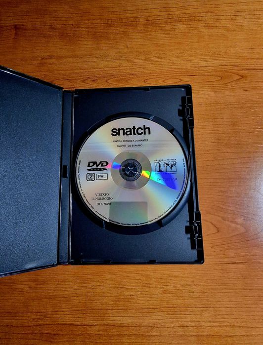 SNATCH - Porcos e Diamantes (Brad Pitt/Benicio Del Toro/Jason Statham)