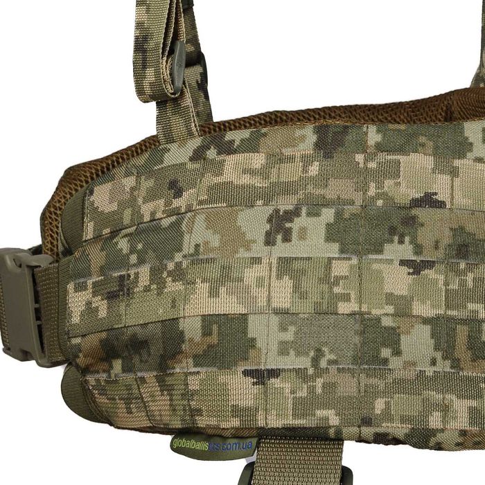 РПС Warbelt Molle ЗСУ. Без підсумків з кишеней під балпакет. Піксель.