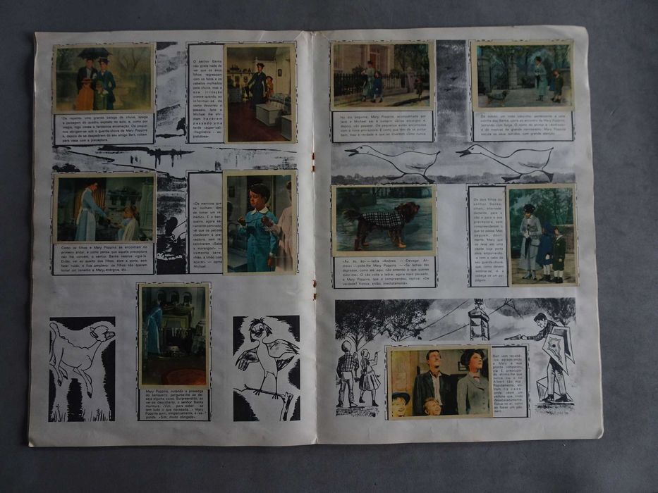 Caderneta de cromos completa Mary Poppins