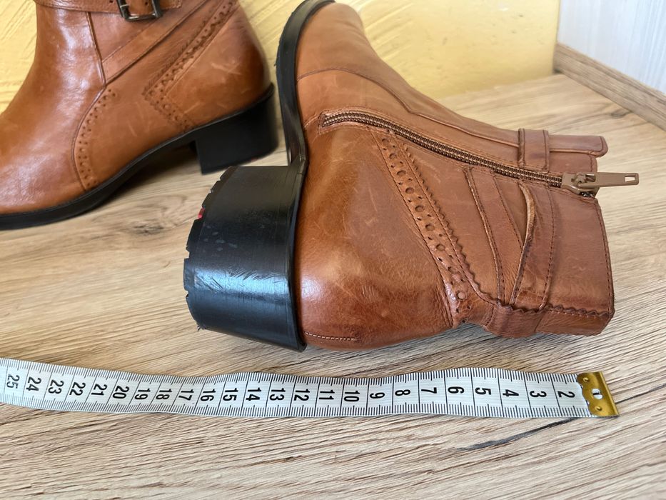 LLOYD Ankle Boots całe ze skóry damskie botki 39/40