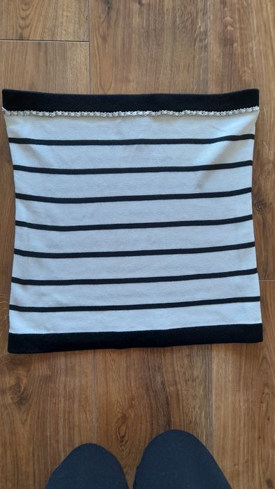 Bluzka w paski, 38 M,top bez ramiączek, elegancka
