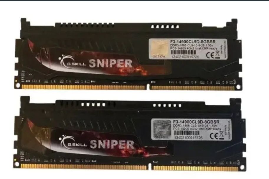 2 módulos de 8gb 1866 ddr3