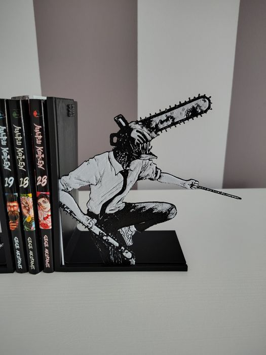 Book end podstawka pod książki mangi komiksy Chainsaw Man