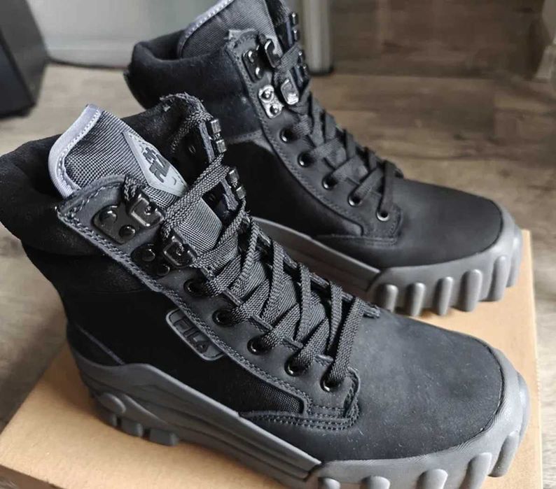 Buty damskie FILA Grungelution Mid trapery czarne r. 36