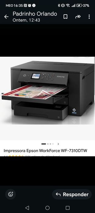 Impressora com oferta de scanner