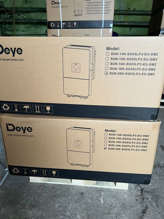 Акумулятор Дея 5 квт 900$ Інвертор гібрідний Deye однофазный Deye 16 кВт -2300$  Deye SE-G5.1 Pro С— 8500