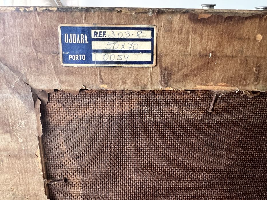 Quadro: " Rapaz com Colete Vermelho ".