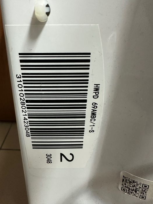 Pralka Hoover Care Dose HWPD 69AMBC/1-S 1600obr/min 9kg 60cm GW