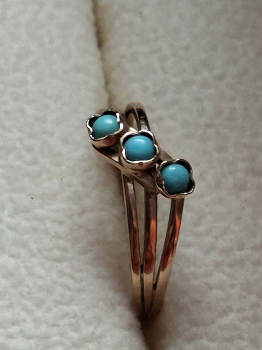 Złoty Warmet stan igła 585 średnica 18,5cm